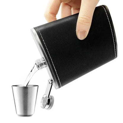 🖤Last day Promotion🔥8oz Portable Stainless Steel Whiskey Flask