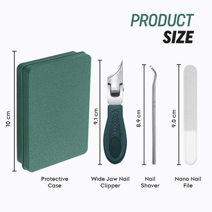 Eagle Beak Nail Clipper Set (With Filer and Nail Remover)