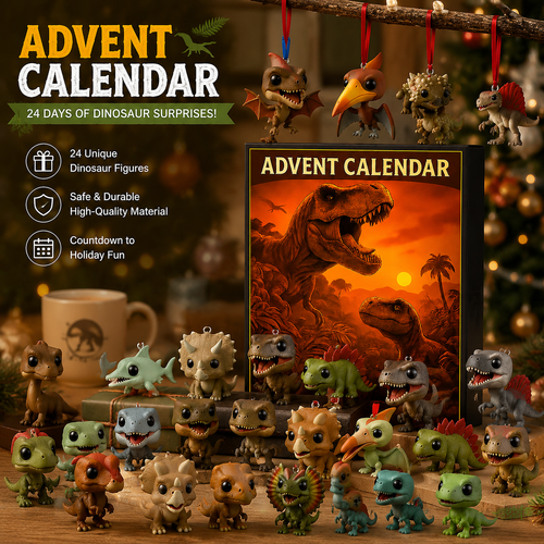 🎁Limited-time deal🦖Dinosaur Advent Calendar, 24‑Day Christmas Countdown Calendar