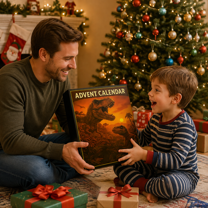 🎁Limited-time deal🦖Dinosaur Advent Calendar, 24‑Day Christmas Countdown Calendar