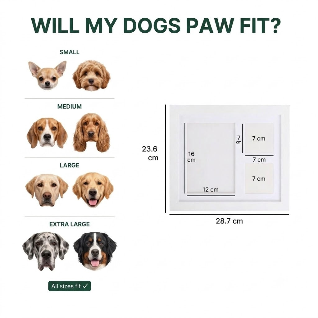 🛩️Last day promotion/All-in-One Pet Clay Paw Print Frame Kit🐱🐶