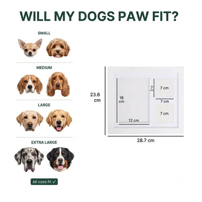 🛩️Last day promotion/All-in-One Pet Clay Paw Print Frame Kit🐱🐶