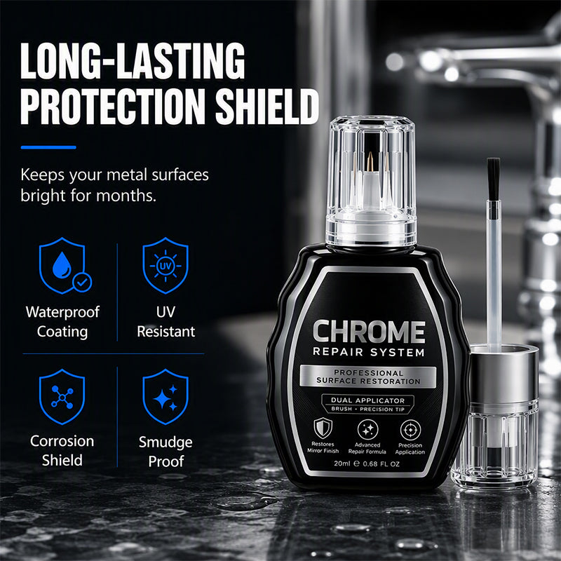 Fgorre Chrome Repair Pen Precision Touch-Up for Chrome-Finish Surfaces