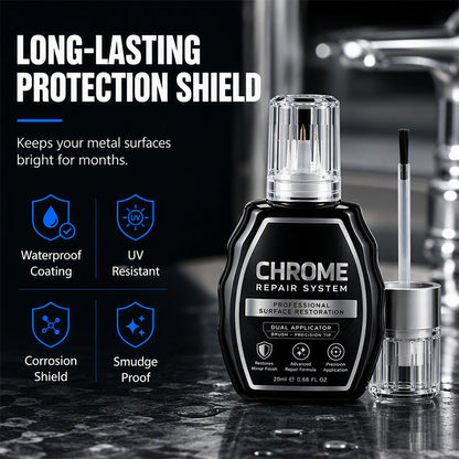 Fgorre Chrome Repair Pen Precision Touch-Up for Chrome-Finish Surfaces