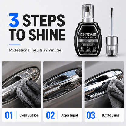 Fgorre Chrome Repair Pen Precision Touch-Up for Chrome-Finish Surfaces