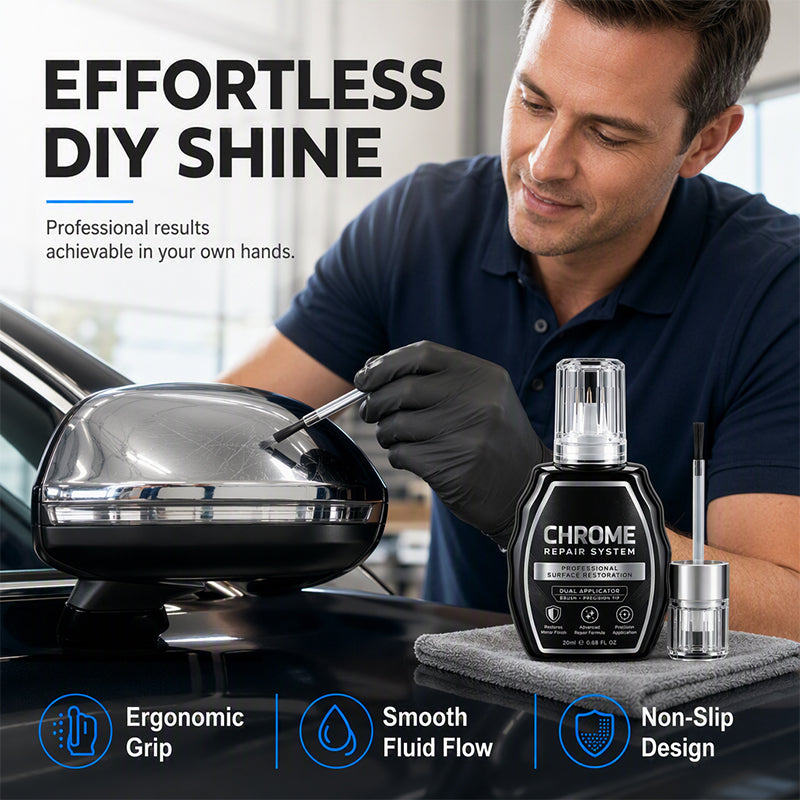 Fgorre Chrome Repair Pen Precision Touch-Up for Chrome-Finish Surfaces
