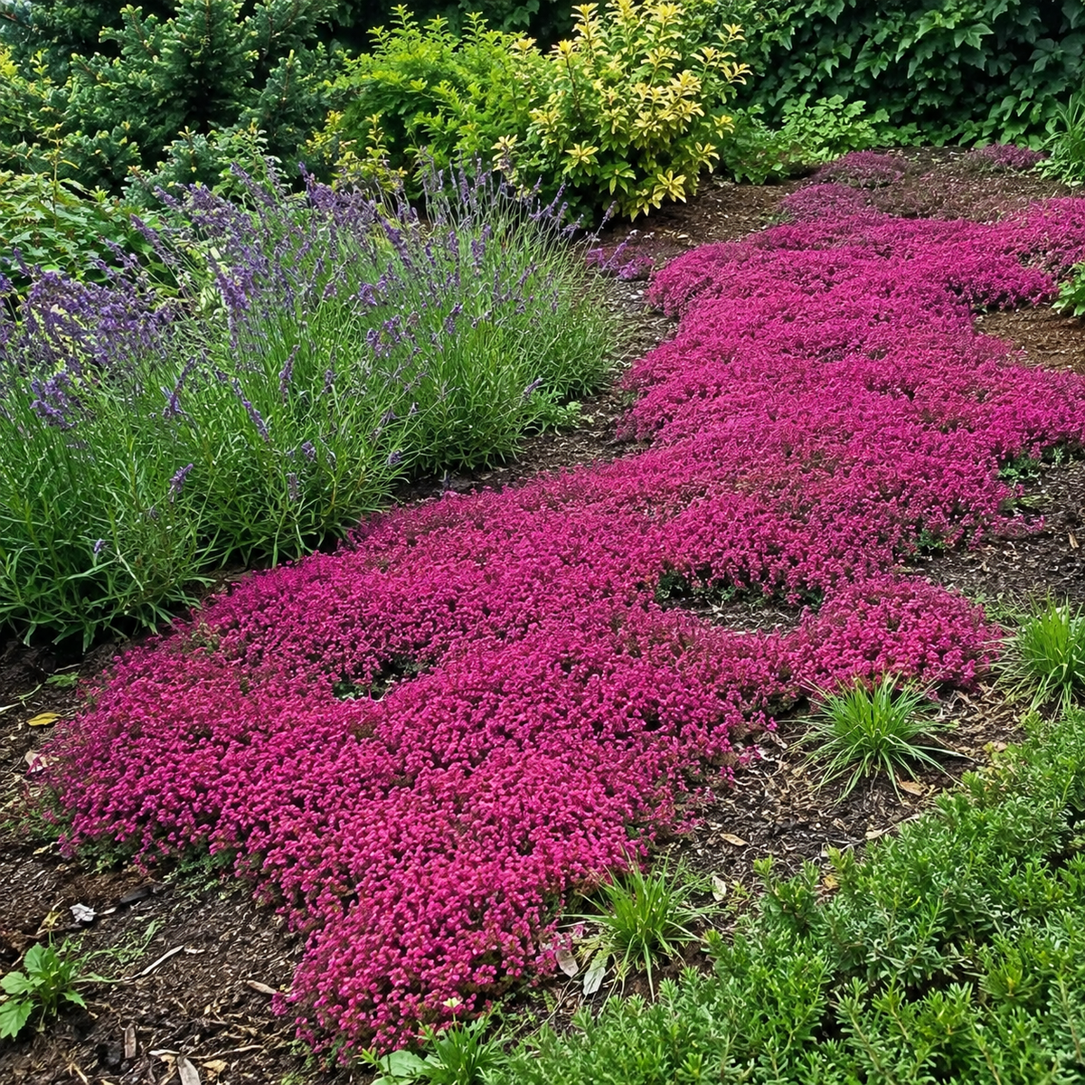 🌸Creeping Thyme Seeds, Multi-Color Ground Cover Flower Seeds🌸