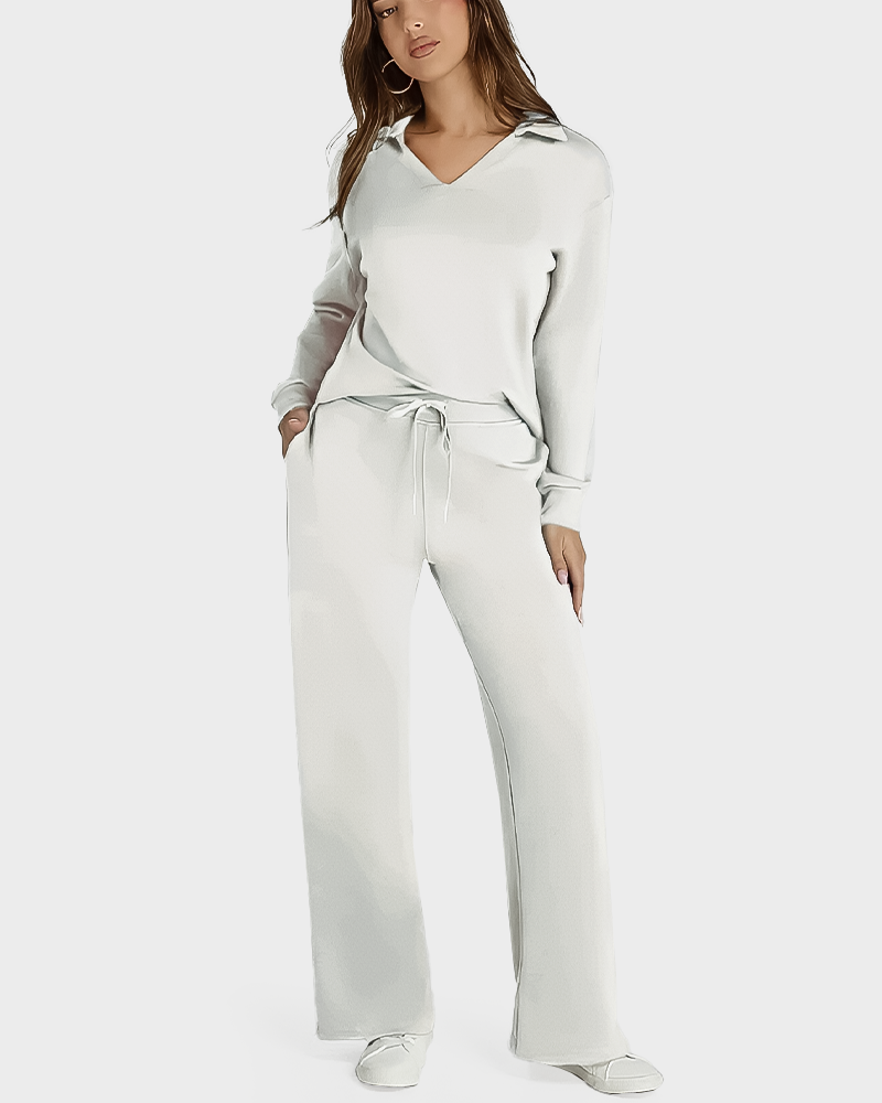 Women's Fall Transition 2-Piece Set - Breathable & Wrinkle Resistant Sweatsuits Sets