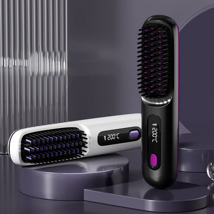 💥Flash Sale(🚀50%OFF)💖Cordless Ceramic Heated Hair Straightening Comb