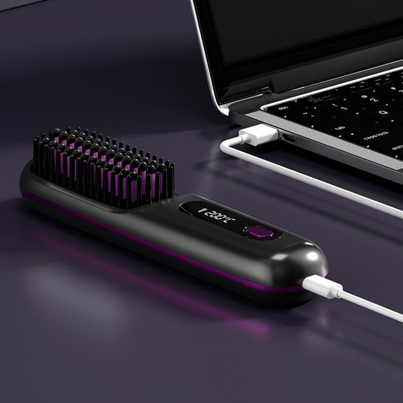 💥Flash Sale(🚀50%OFF)💖Cordless Ceramic Heated Hair Straightening Comb