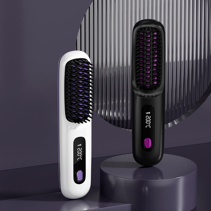 💥Flash Sale(🚀50%OFF)💖Cordless Ceramic Heated Hair Straightening Comb