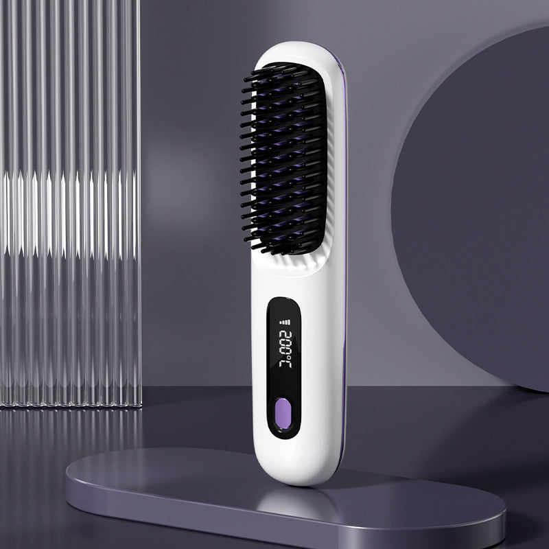 💥Flash Sale(🚀50%OFF)💖Cordless Ceramic Heated Hair Straightening Comb