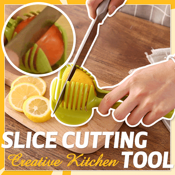 Kitchen Fruit & Vegetable Slicing Guide – Handy Cutting Holder
