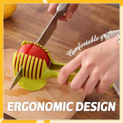 Kitchen Fruit & Vegetable Slicing Guide – Handy Cutting Holder