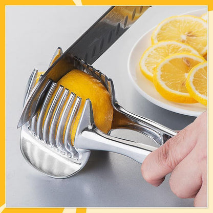 Kitchen Fruit & Vegetable Slicing Guide – Handy Cutting Holder
