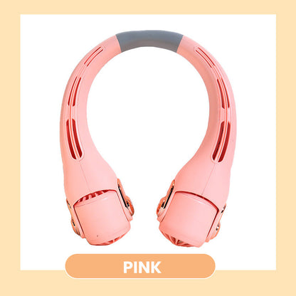 🥳2026 HOT SALE🥳💨50% OFF!🍃Neck Air Conditioner Fan – Ultra‑quiet, 360° rotating, 3 speeds. Hands‑free cooling, long battery. Summer essential! 😎🌬️
