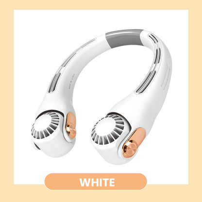 🥳2026 HOT SALE🥳💨50% OFF!🍃Neck Air Conditioner Fan – Ultra‑quiet, 360° rotating, 3 speeds. Hands‑free cooling, long battery. Summer essential! 😎🌬️