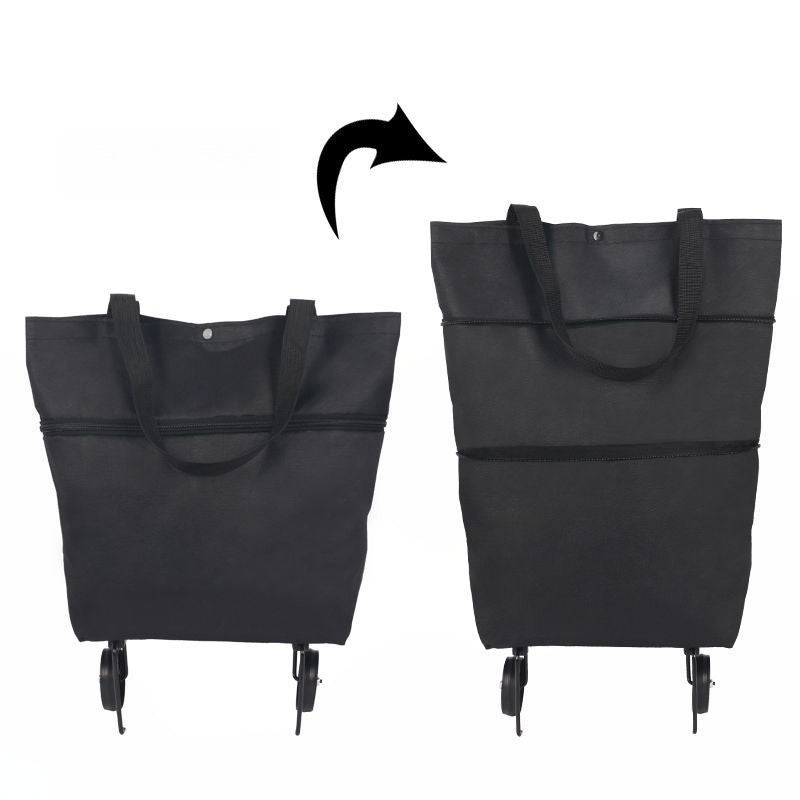 🏆75K+ Sold 🔥2-in-1 Foldable Shopping Cart