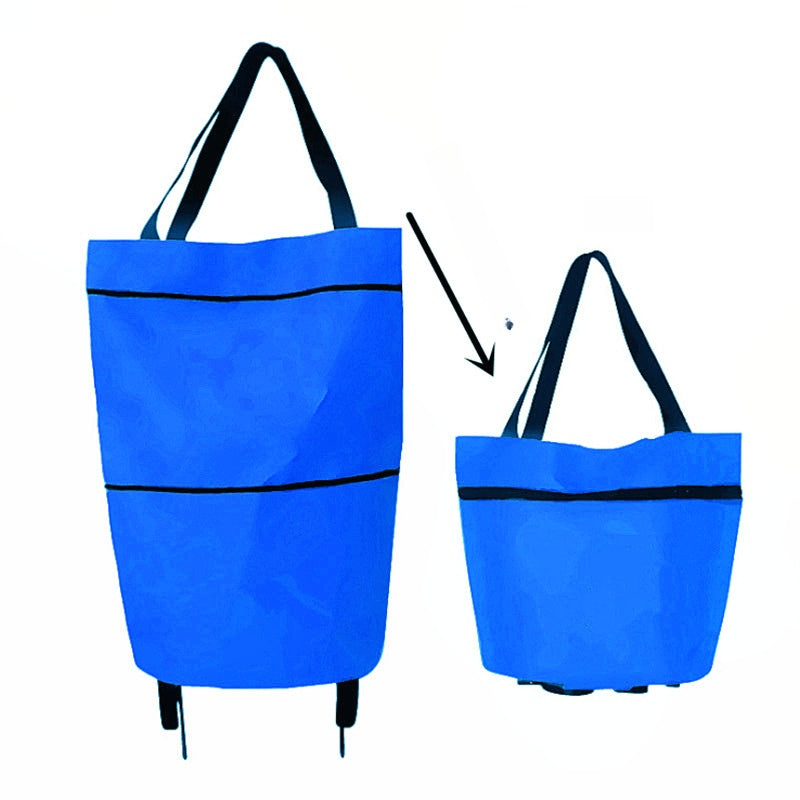 🏆75K+ Sold 🔥2-in-1 Foldable Shopping Cart