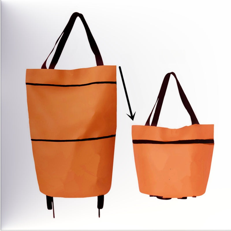 🏆75K+ Sold 🔥2-in-1 Foldable Shopping Cart