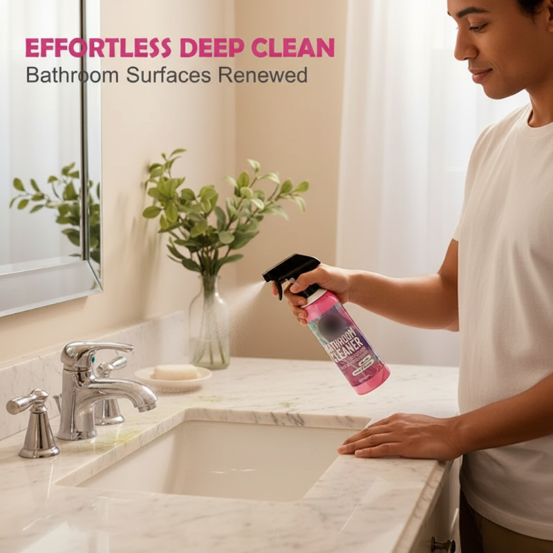 ✨✨Multi-Surface Bathroom Cleaner Spray – Limescale, Soap Scum & Mold Stain Care