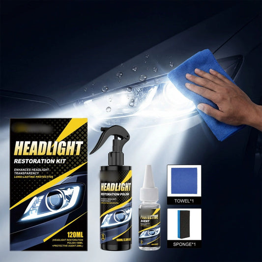 ⏰️Last Day Promotion🔥Professional Headlight Polish and Sealant Kit