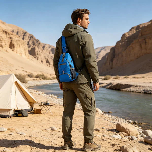 ⏰Letzter Tag der Aktion🔥 Perfekt zum Wandern und Reisen ✨Packbarer kleiner Umhänge-Rucksack mit Seitentasche