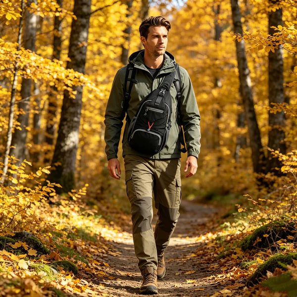 ⏰Letzter Tag der Aktion🔥 Perfekt zum Wandern und Reisen ✨Packbarer kleiner Umhänge-Rucksack mit Seitentasche