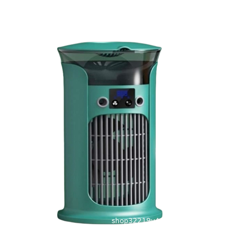 ❄️ 50% OFF | 3-in-1 Desktop Air Cooler Fan 💧 Portable Mist Cooling Fan with LED Night Light