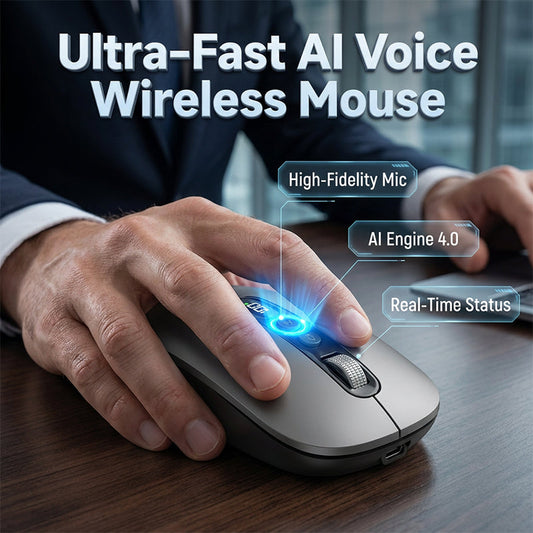 ⚡Limited Time Low Price – Save 50% Instantly⏰AI Smart Voice Wireless Mouse🖱️💬