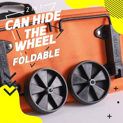 🏆75K+ Sold 🔥2-in-1 Foldable Shopping Cart