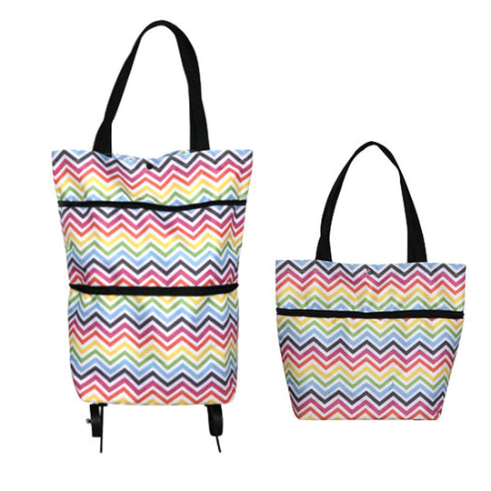 🏆75K+ Sold 🔥2-in-1 Foldable Shopping Cart