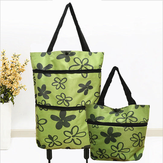 🏆75K+ Sold 🔥2-in-1 Foldable Shopping Cart
