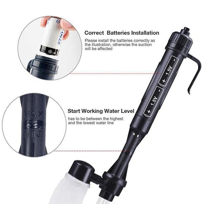 🔥 Electric Aquarium Gravel Cleaner – Powerful Suction for a Cleaner, Healthier-Looking Fish Tank!