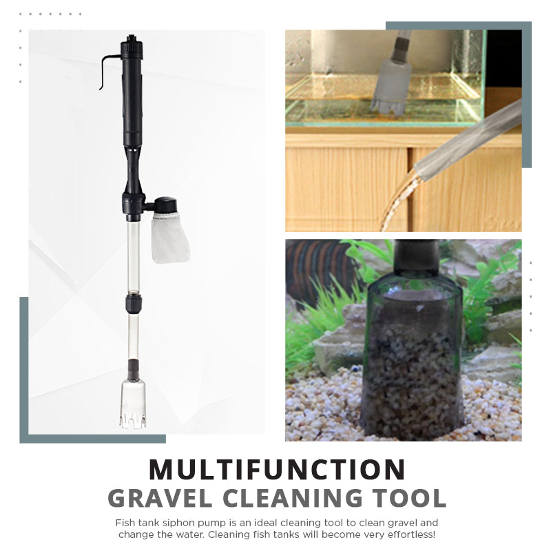 🔥 Electric Aquarium Gravel Cleaner – Powerful Suction for a Cleaner, Healthier-Looking Fish Tank!