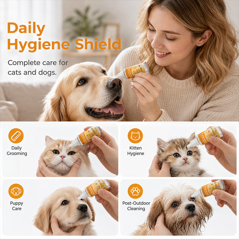 Pet Eye Stain Remover Essence for Dogs & Cats – 20ml Gentle Grooming Care