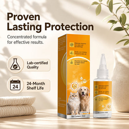 Pet Eye Stain Remover Essence for Dogs & Cats – 20ml Gentle Grooming Care