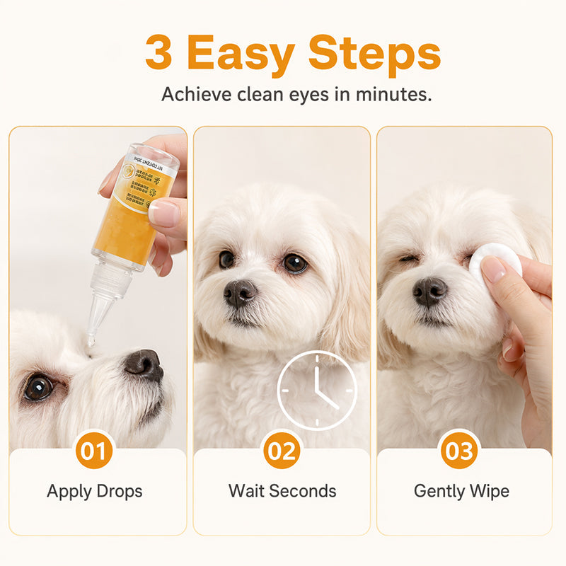 Pet Eye Stain Remover Essence for Dogs & Cats – 20ml Gentle Grooming Care