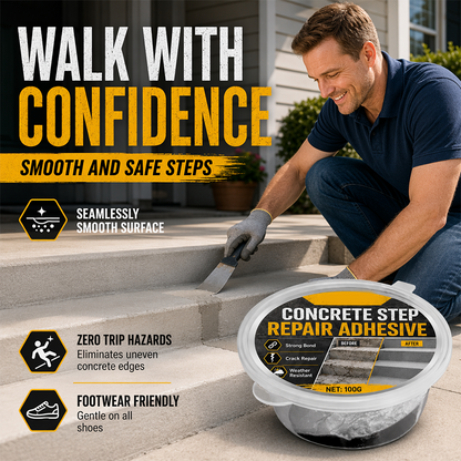 🥳2026 HOT SALE🥳💞50K+ SOLD!🧰🛠️ Concrete Step Repair Adhesive