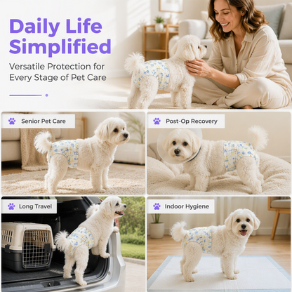 🏅Ultra-Absorbent Breathable Disposable Pet Diapers