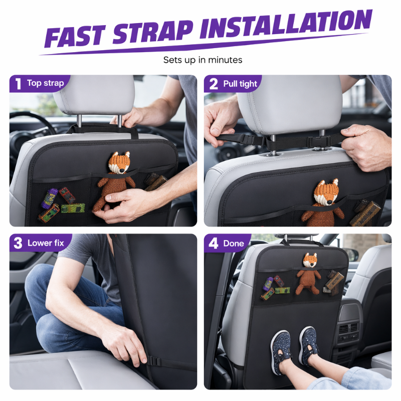 🏅Best Seller✨Car Backseat Kick Mat Protector
