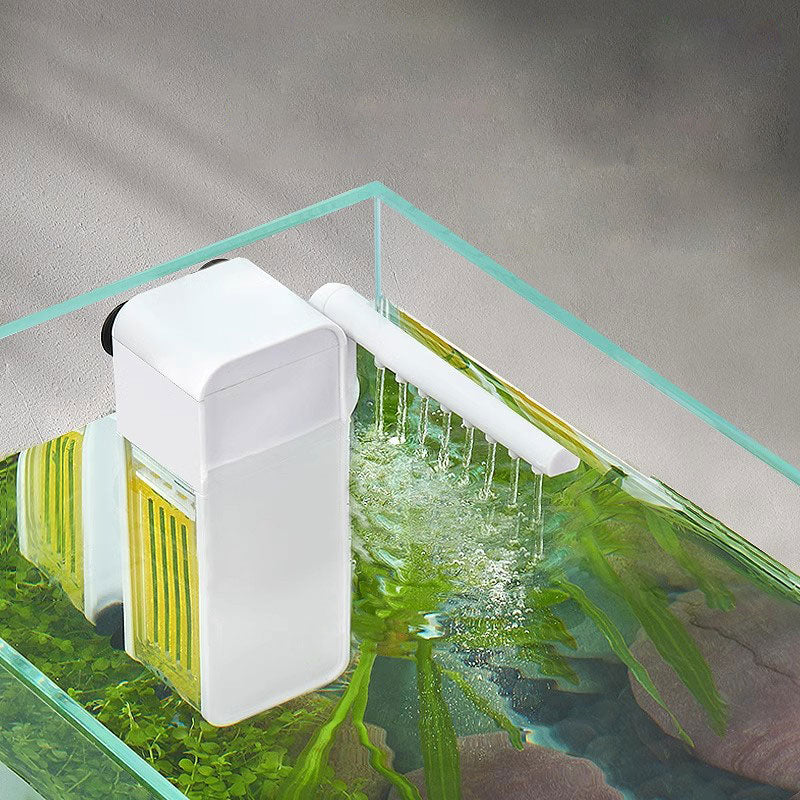 🐠 3-in-1 Mini Aquarium Filter – Compact Fish Tank Filter with Water Circulation & Aeration