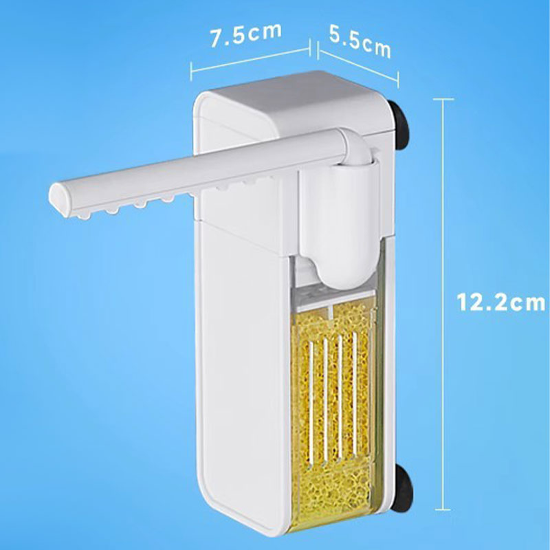 🐠 3-in-1 Mini Aquarium Filter – Compact Fish Tank Filter with Water Circulation & Aeration
