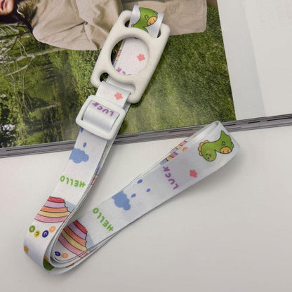 Adjustable Water Bottle Lanyard with Flexible Silicone Ring