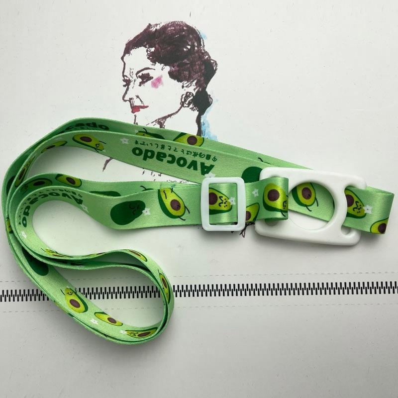 Adjustable Water Bottle Lanyard with Flexible Silicone Ring