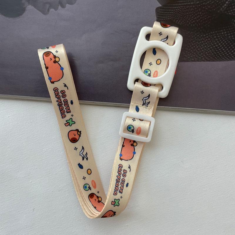 Adjustable Water Bottle Lanyard with Flexible Silicone Ring
