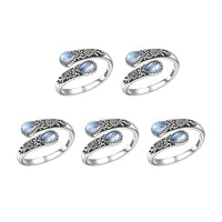 💥5 Moonstone Rings (🎁Best Value Set)