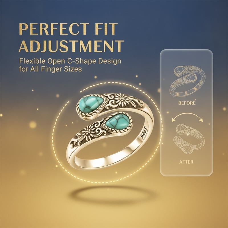 Fgorre daisy pattern ring image 3