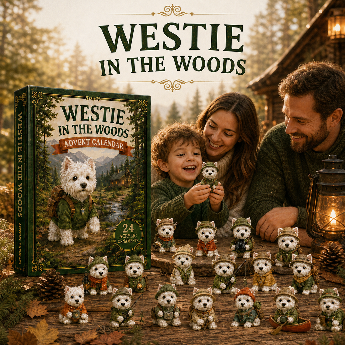 Westie In The Woods Christmas Advent Calendar
