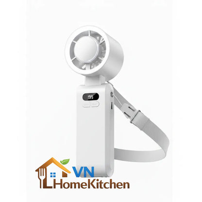 Upgraded Handheld Portable Turbo Fan with Ice Cooler & Variable Speed